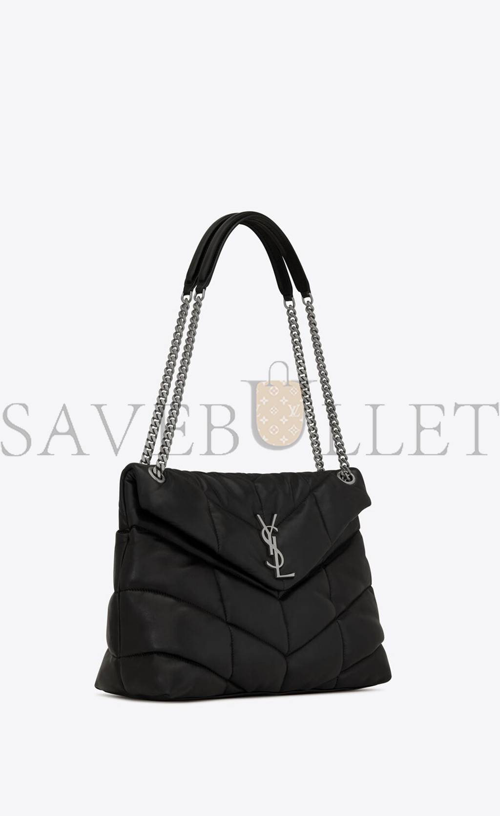 Y*L puffer medium chain bag in quilted lambskin 5774751el001000 (35*23*13.5cm)