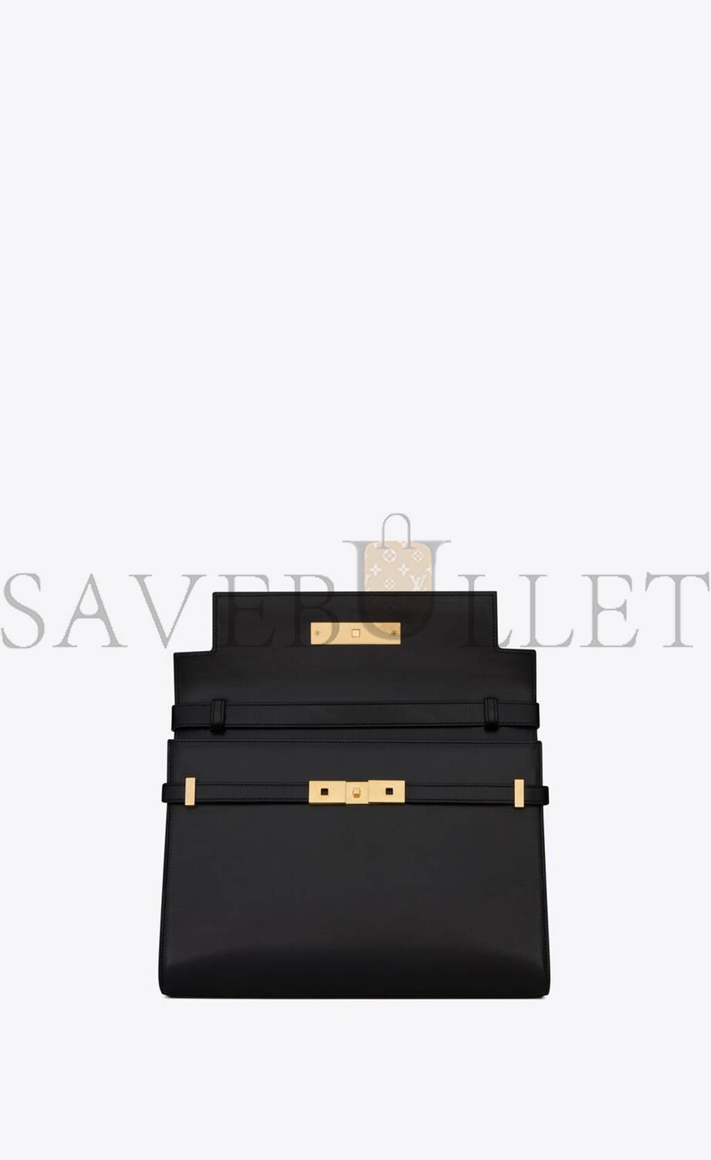 y*l manhattan shoulder bag in box Sa**t Lau*nt leather 5792710sx0w1000 (29*20*7.5cm)
