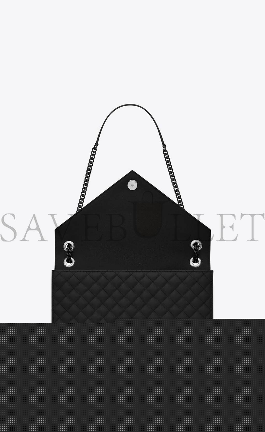 Y*L envelope large bag in mix matelass&eacute; grain de poudre embossed leather 600166bow981000 (31*22*7.5cm)