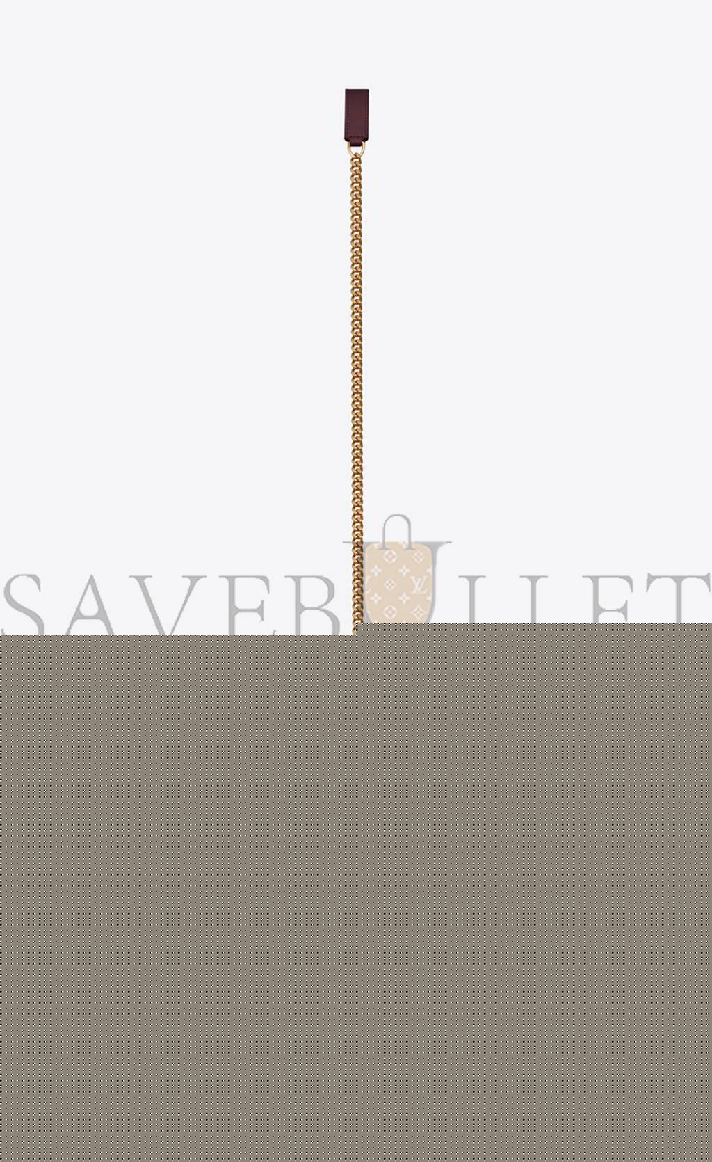 Y*L envelope small bag in mix matelass&eacute; grain de poudre embossed leather 600195bow916475 (21*13*6cm)