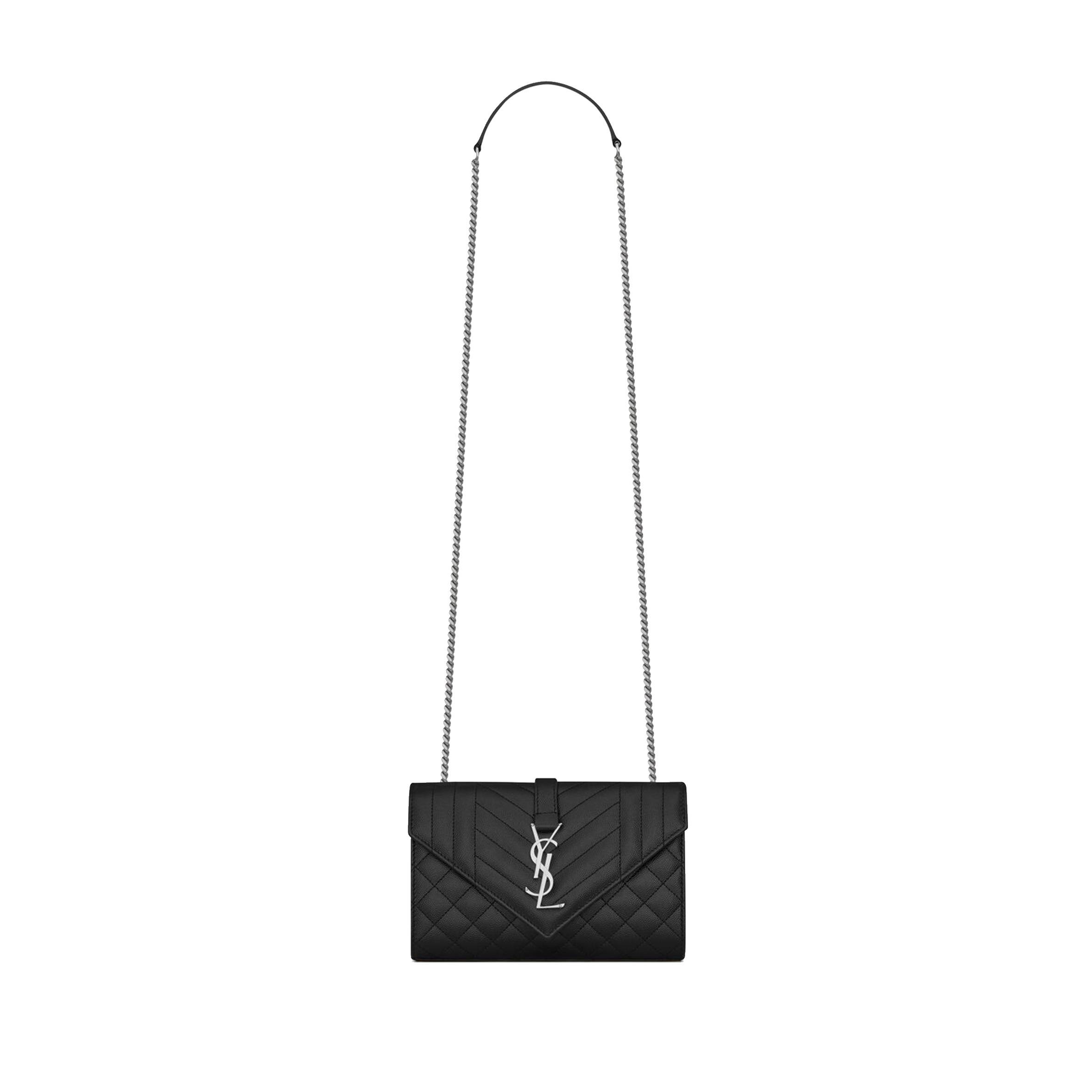 Y*L envelope small bag in mix matelass&eacute; grain de poudre embossed leather 600195bow921000 (21*13*6cm)