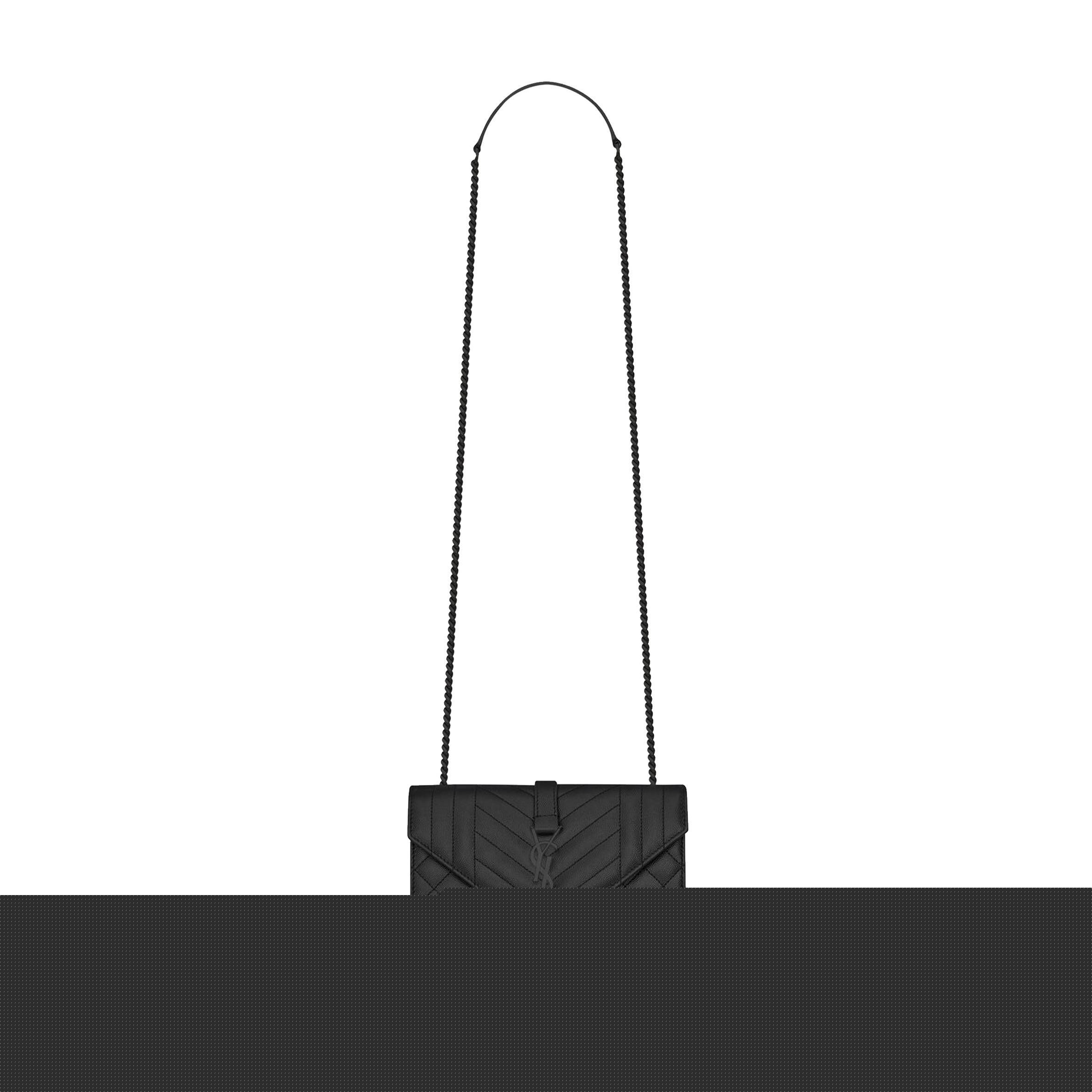 Y*L envelope small bag in mix matelass&eacute; grain de poudre embossed leather 600195bow981000 (21*13*6cm)