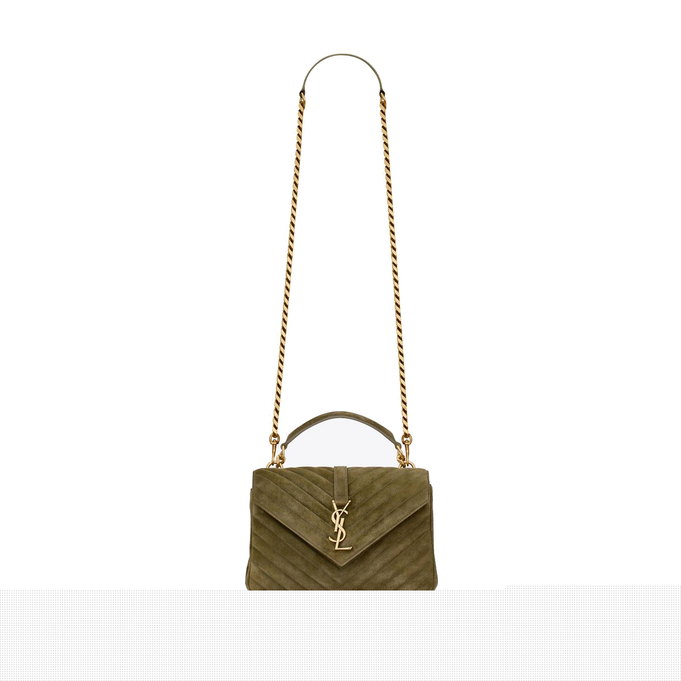 Y*L college medium in quilted suede 6002791u8073206 (24*17*6.5cm)