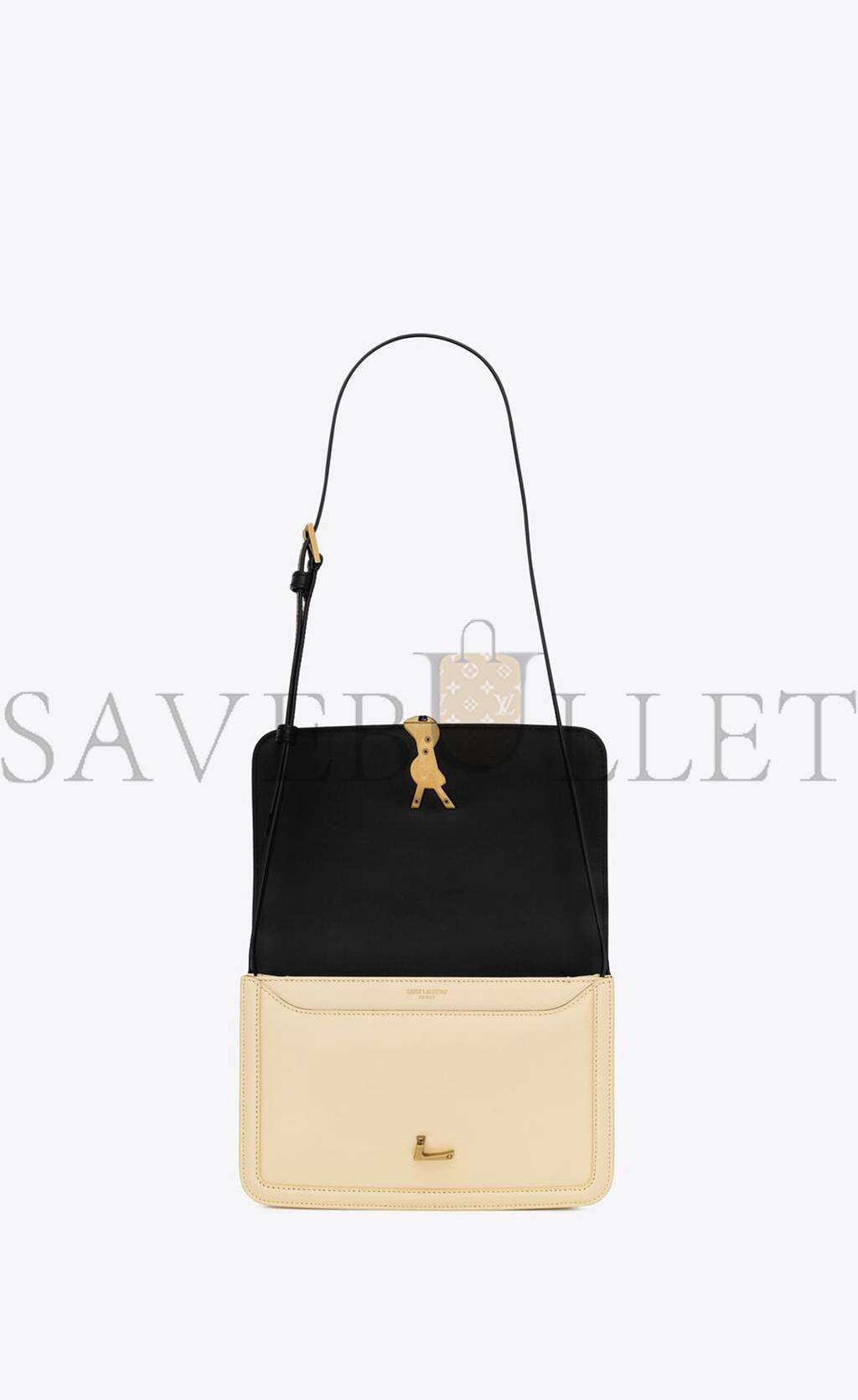 y*l solferino medium satchel in box Sa**t Lau*nt leather 63430516c7w1089 (23*16*6cm)