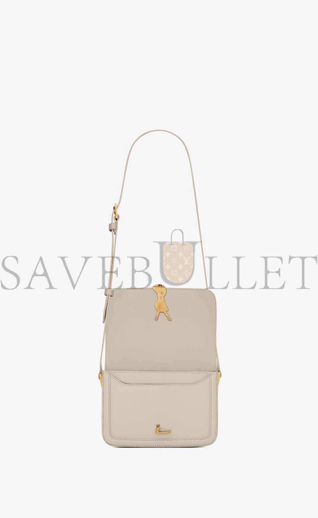 y*l solferino small satchel in box Sa**t Lau*nt leather 6343060sx0w9207 (19*13*5cm)
