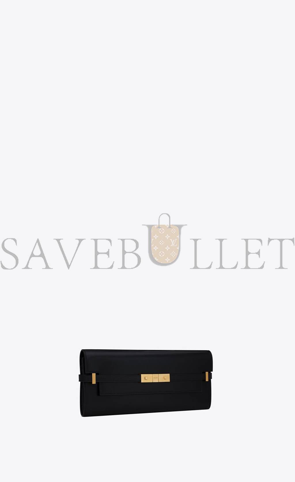 y*l manhattan clutch in box Sa**t Lau*nt leather 69594916c6w1000 (31*14*3cm)