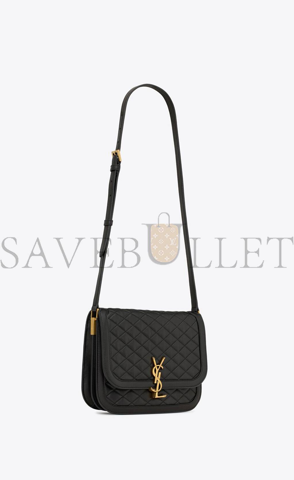 y*l solferino medium S*pple satchel in quilted lambskin (22*18*4cm)