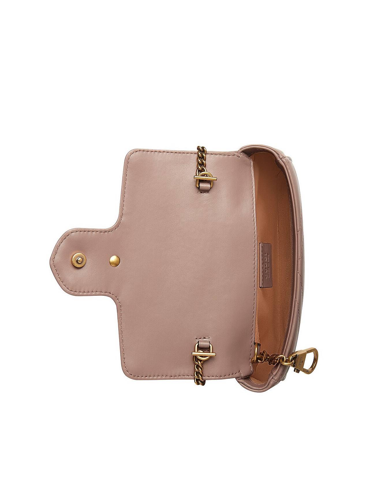 g*u*i gg marmont matelassÉ leather S*per mini bag  476433(16.5*10*4.5cm)