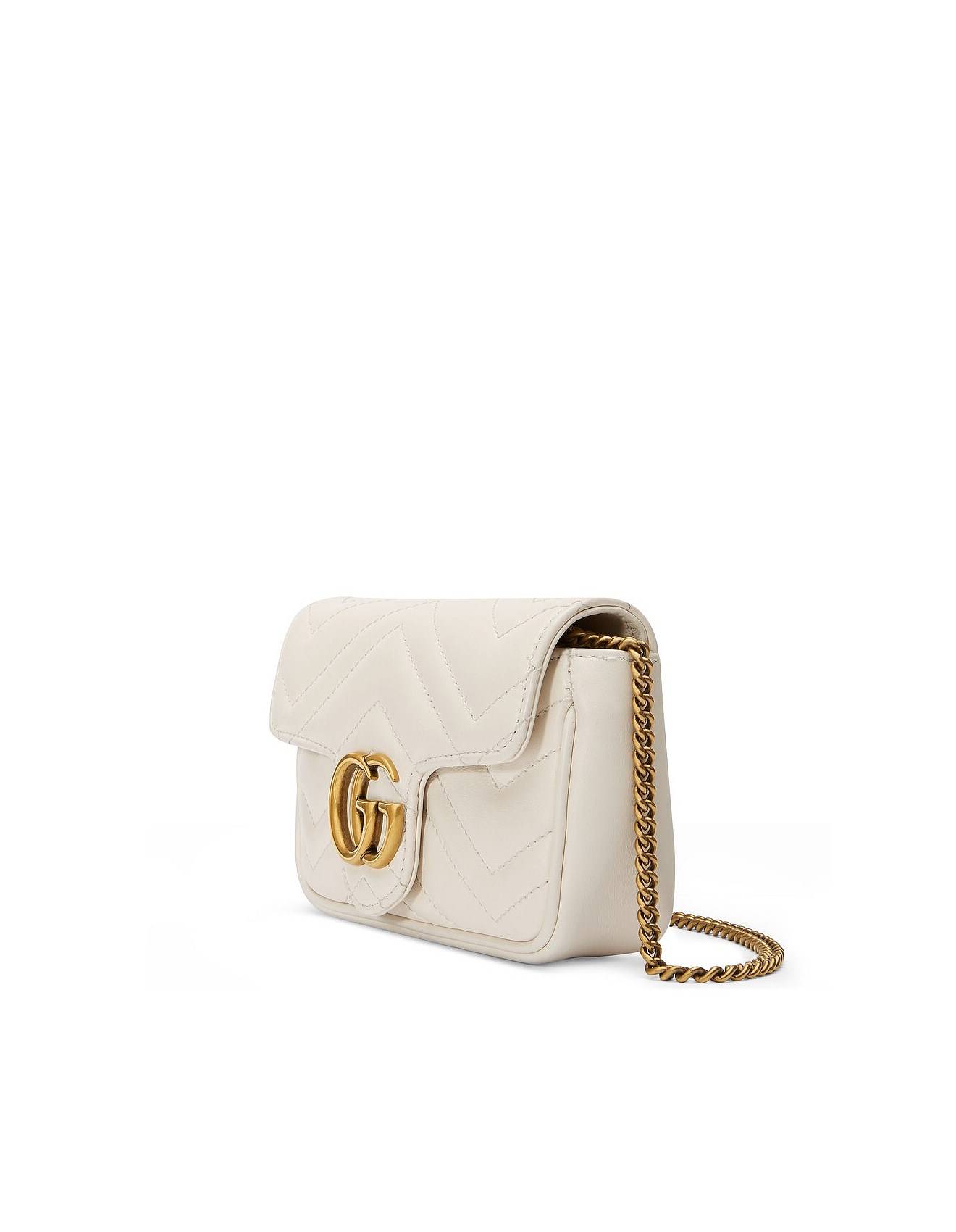 g*u*i gg marmont matelassÉ leather S*per mini bag  476433 (16.5*10*4.5cm)