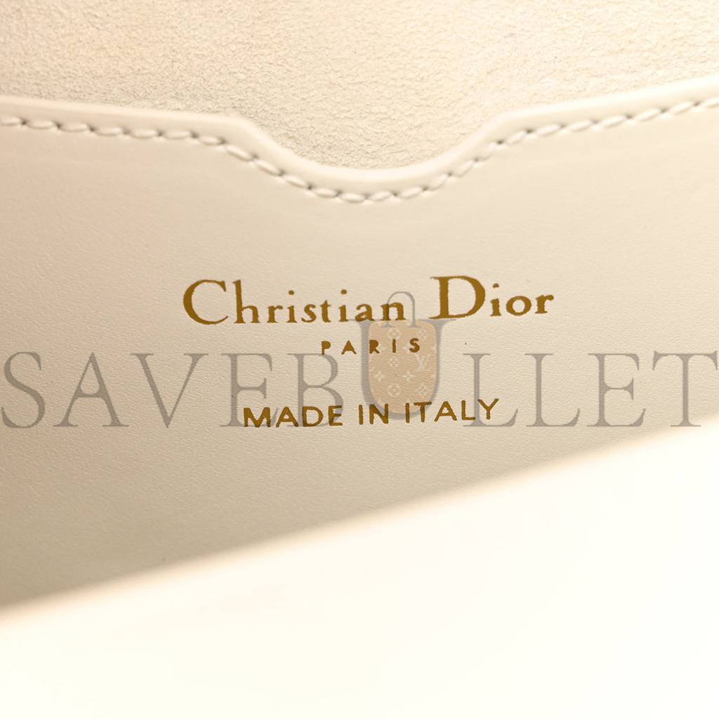 D*or box calfskin east west bobby bag latte (21*12*5.1cm)