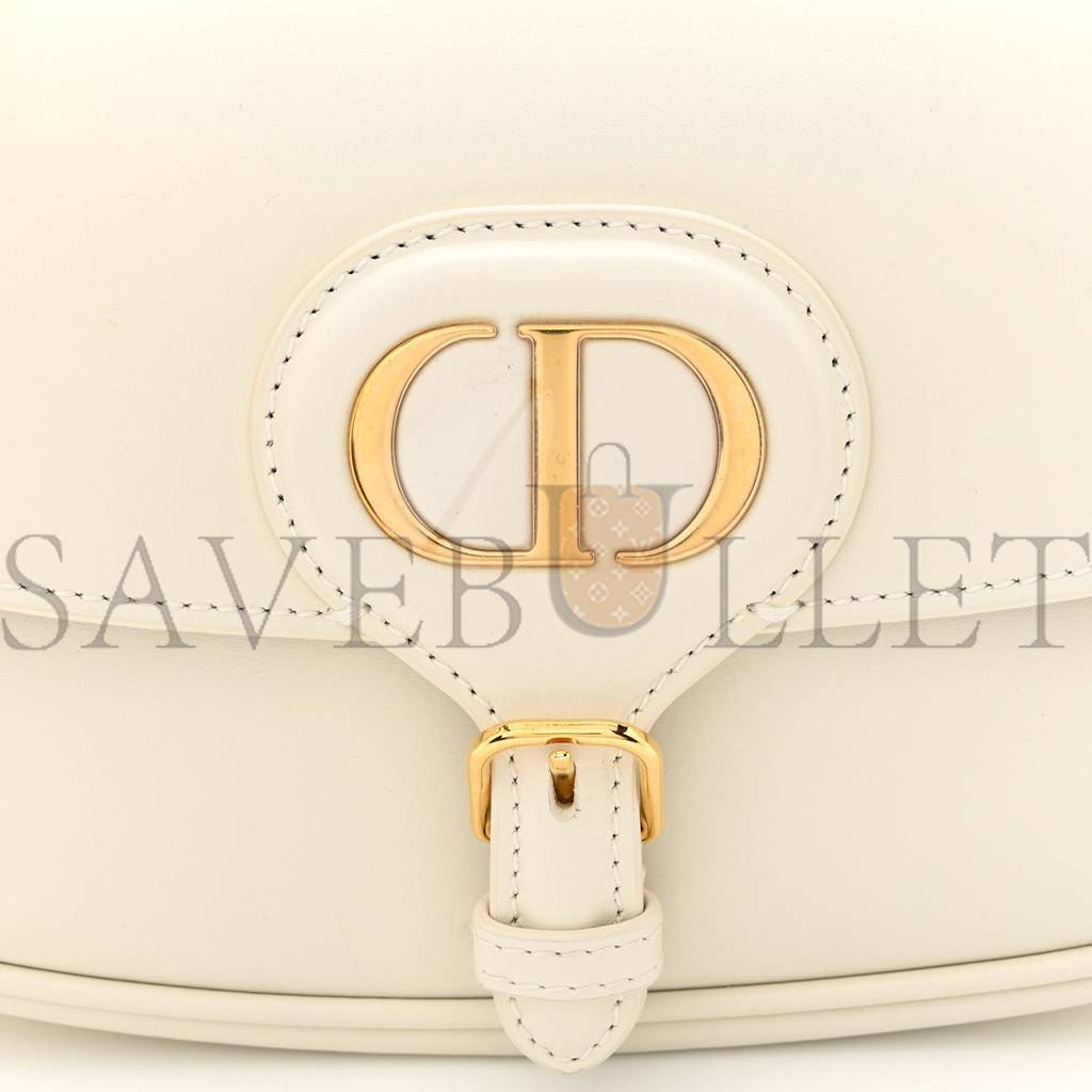 D*or box calfskin east west bobby bag latte (21*12*5.1cm)