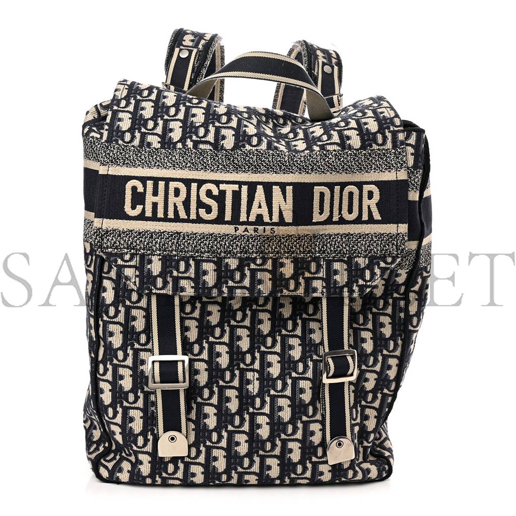 D*or oblique backpack blue white (36*28*11.4cm)