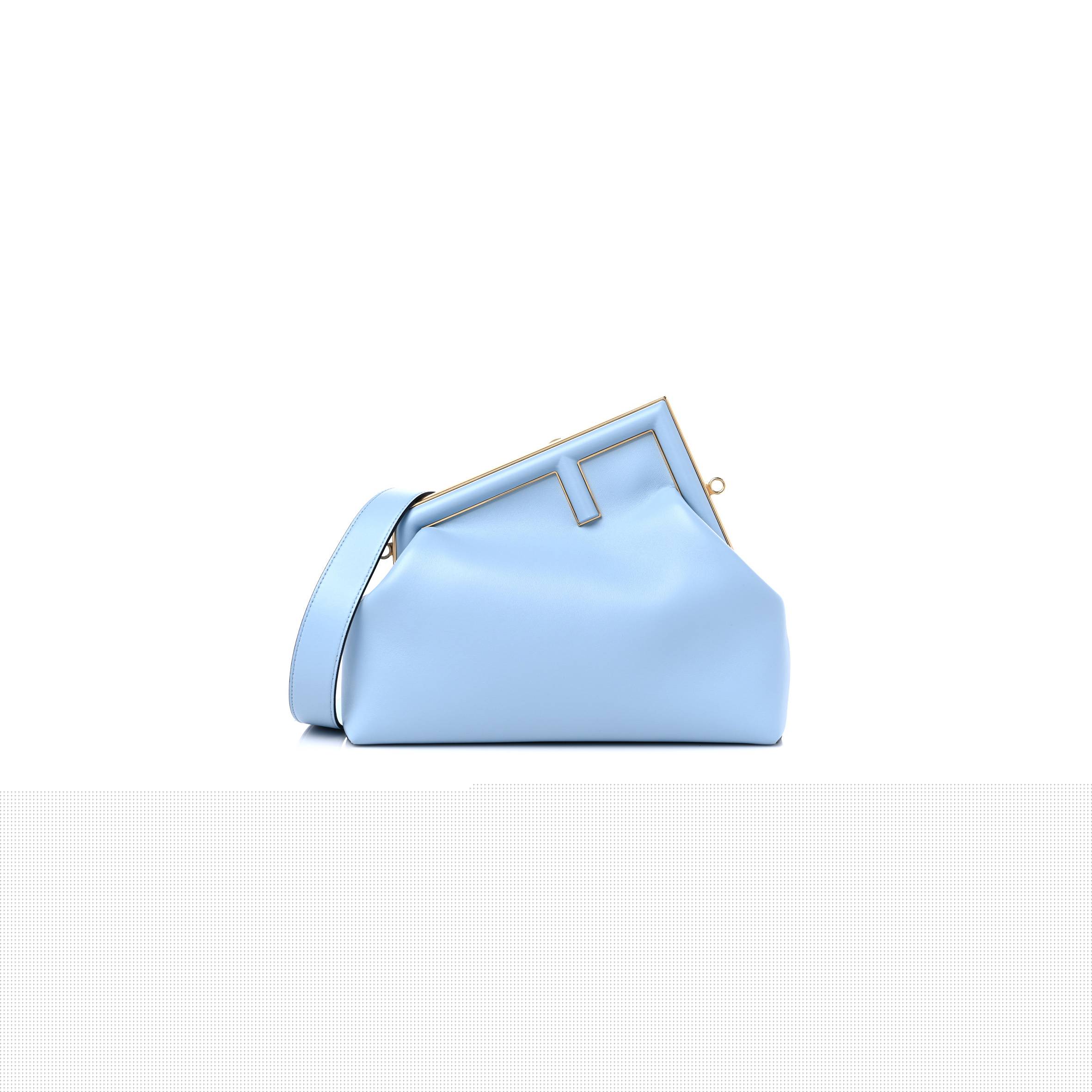 F**di shiny nappa medium F**di first azzurro baby (30*25*10cm)
